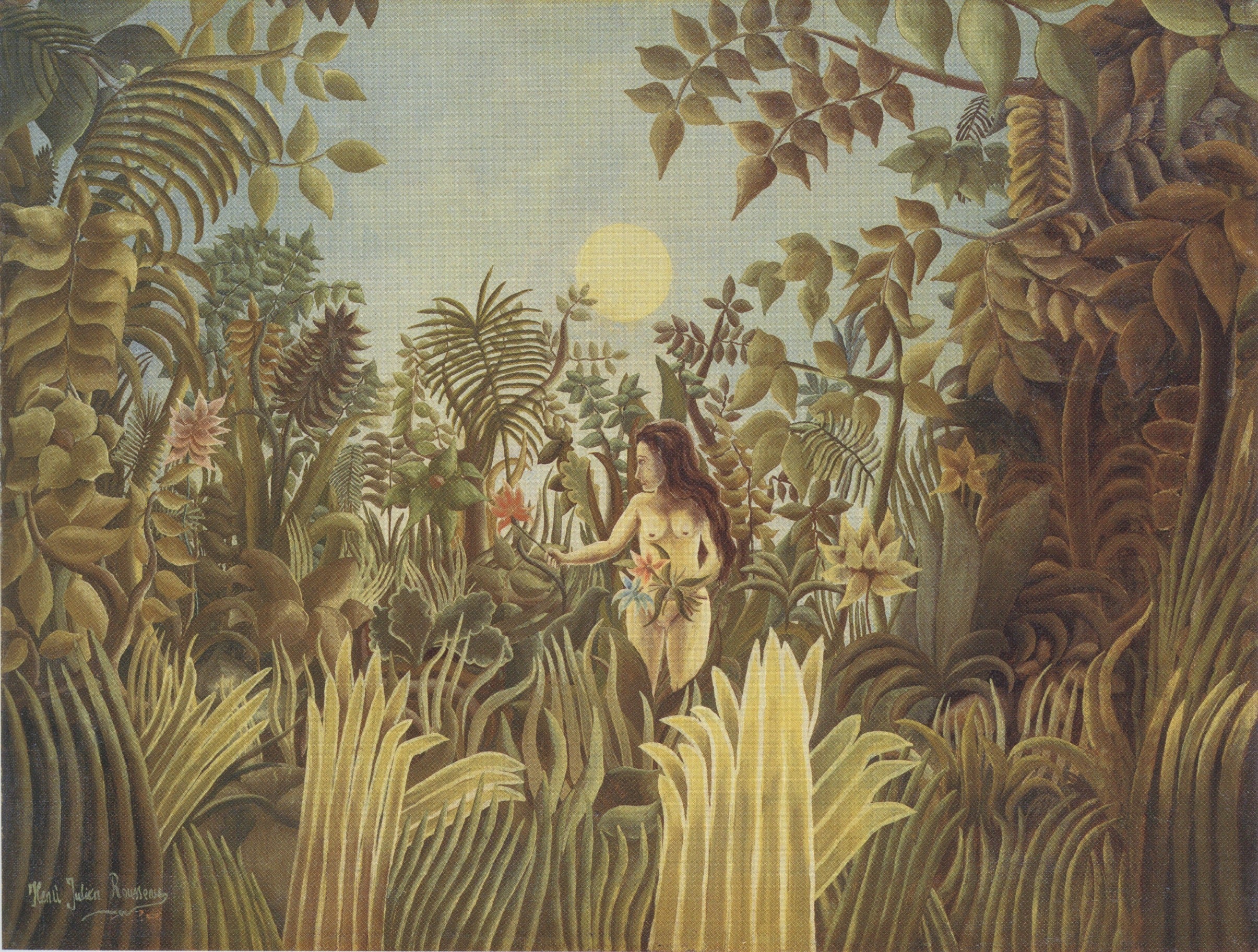 Ève dans le jardin d’Éden - Henri Rousseau - Alpha Reproduction