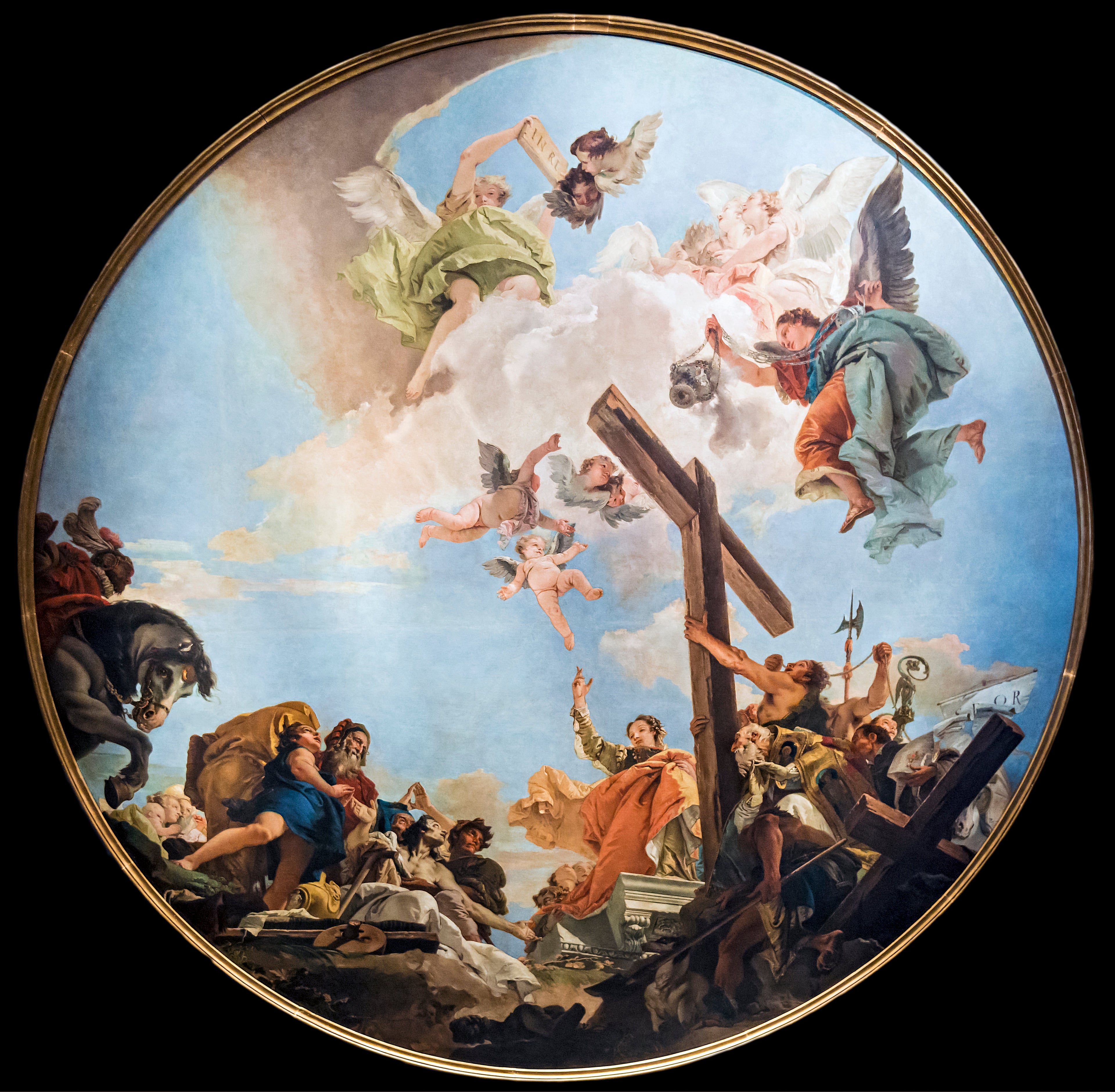 Exaltation de la Croix (Tiepolo) - Giovanni Battista Tiepolo - Alpha Reproduction
