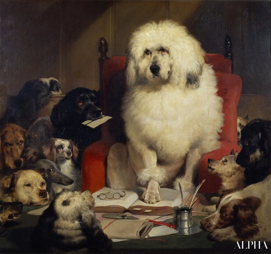 Faire la loi - Edwin Landseer - Reproductions de tableaux et peintures haut de gamme