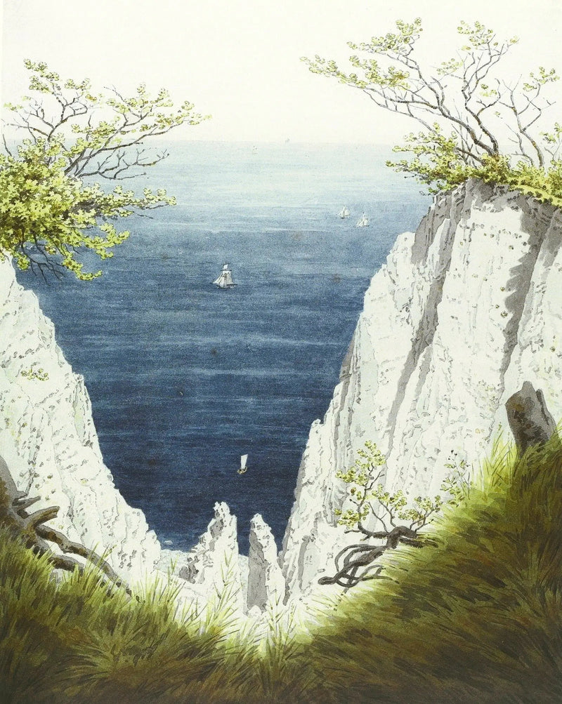 Утесы из известняка на острове Рюген - Каспар Давид Фридрих