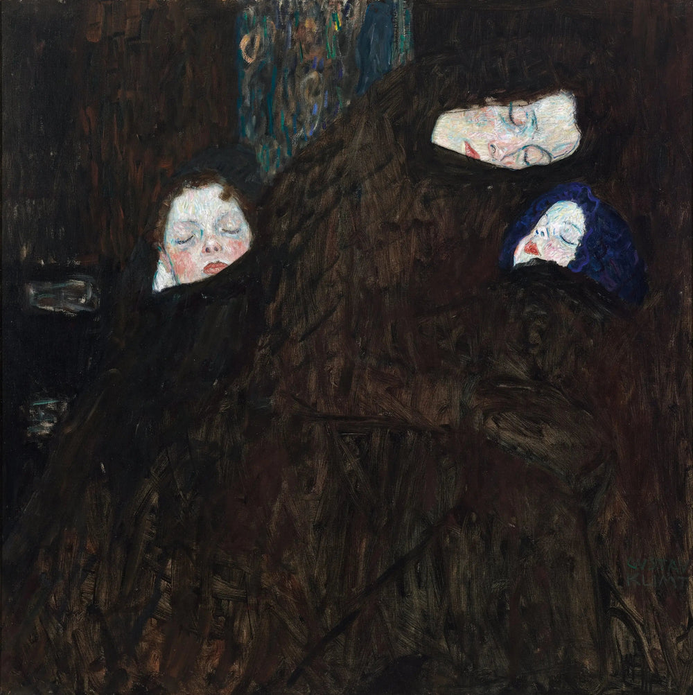 Familie - Gustav Klimt image 1 reproduction réalisée par Alpha Reproduction