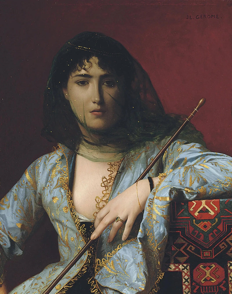 ЗавуалированнаяCircassian женщина - Жан-Леон Жерома