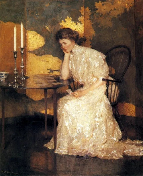 Женщина, играющая в успех - Frank Weston Benson