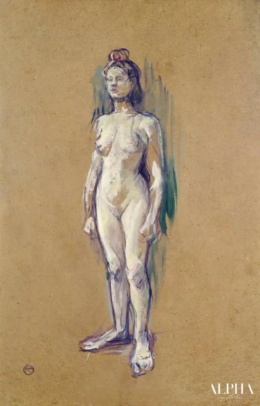 Femme nue debout - Toulouse Lautrec - Reproductions de tableaux et peintures haut de gamme