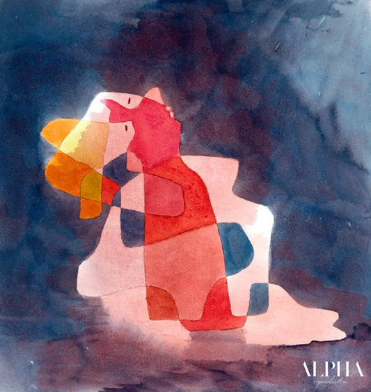 Femme penchée en arrière - Paul Klee - Reproductions de tableaux et peintures haut de gamme