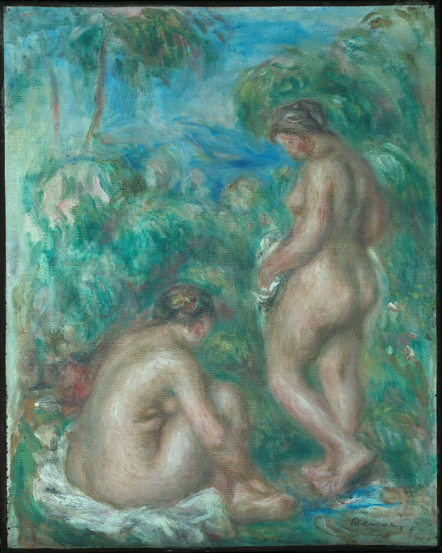 Femmes au bain de Renoir, 1916, Nasjonalmuseet NG.M.01644 – reproduction peinture à l’huile sur toile