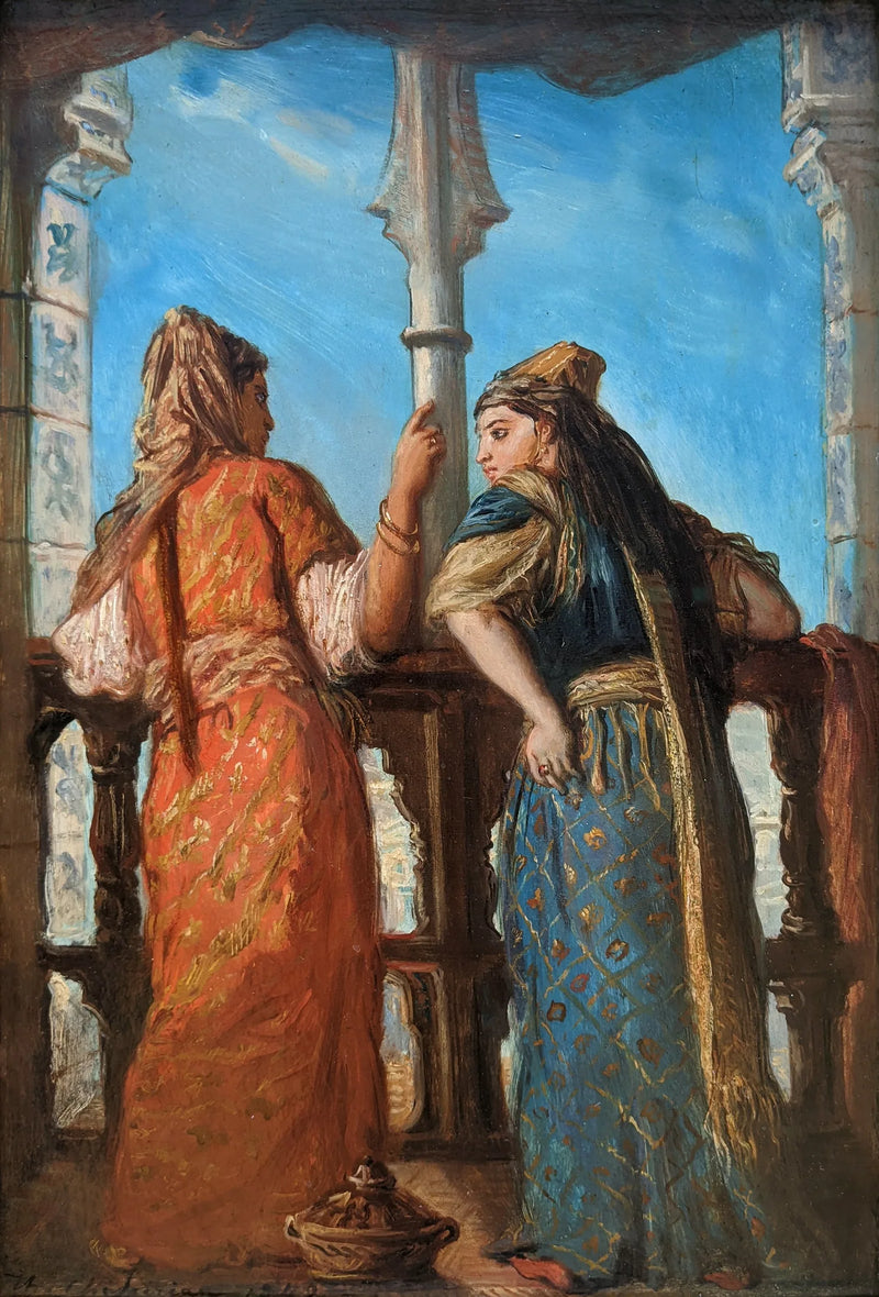 Женщины на балконе, Алжир - Теодор Шассеро