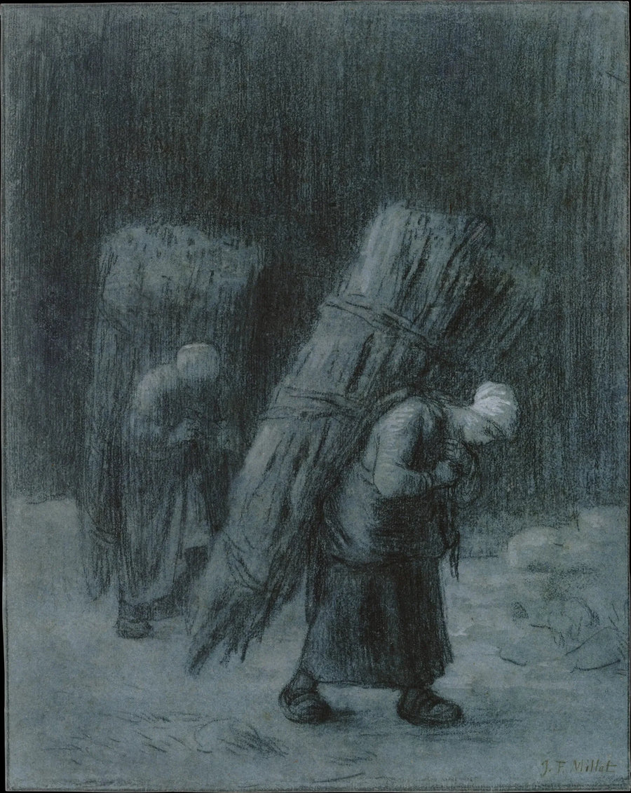 Женщины, несущие снопы — Жан-Франсуа Милле
