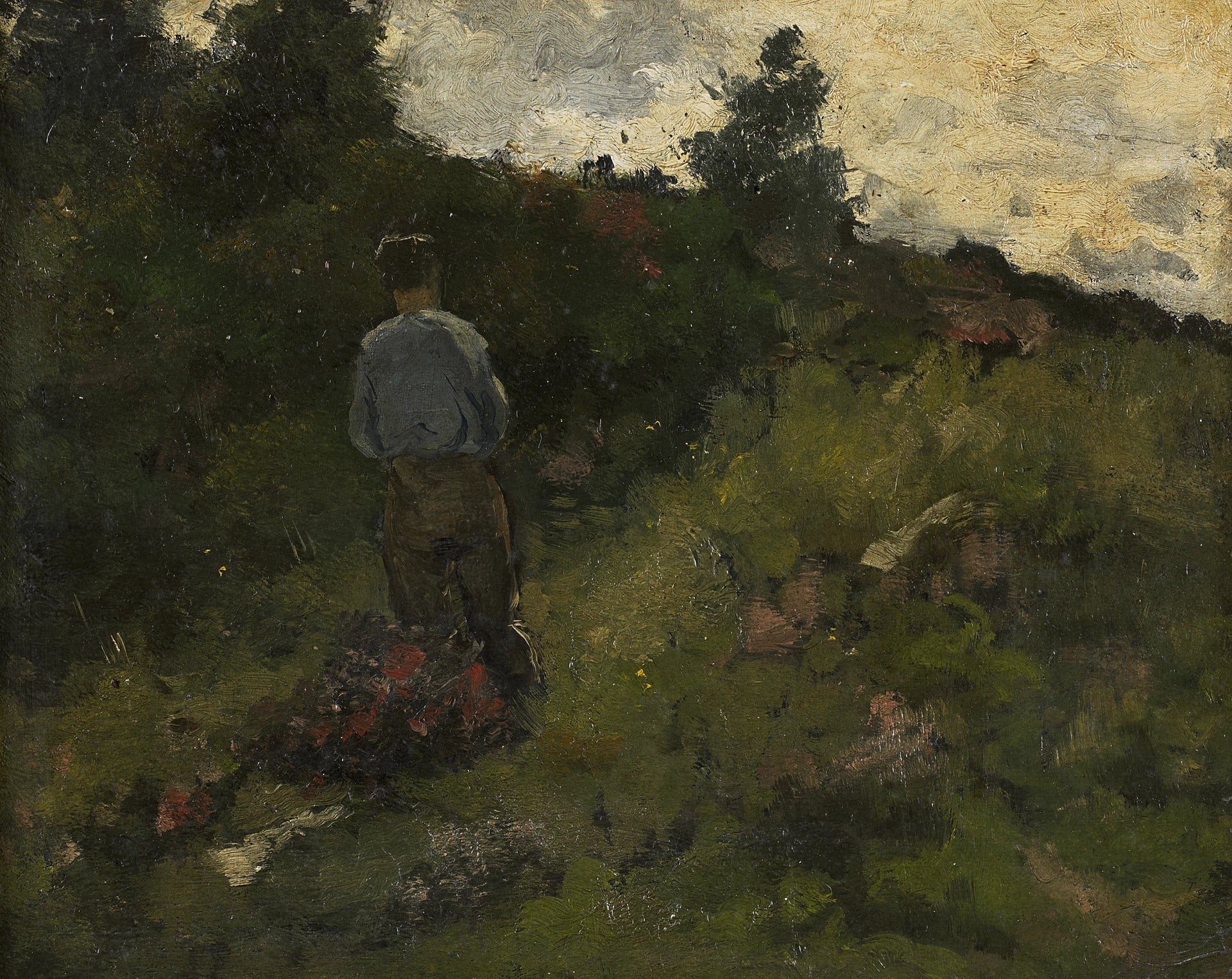 Fermier à l'orée d'une forêt (1889) - Richard Roland Holst