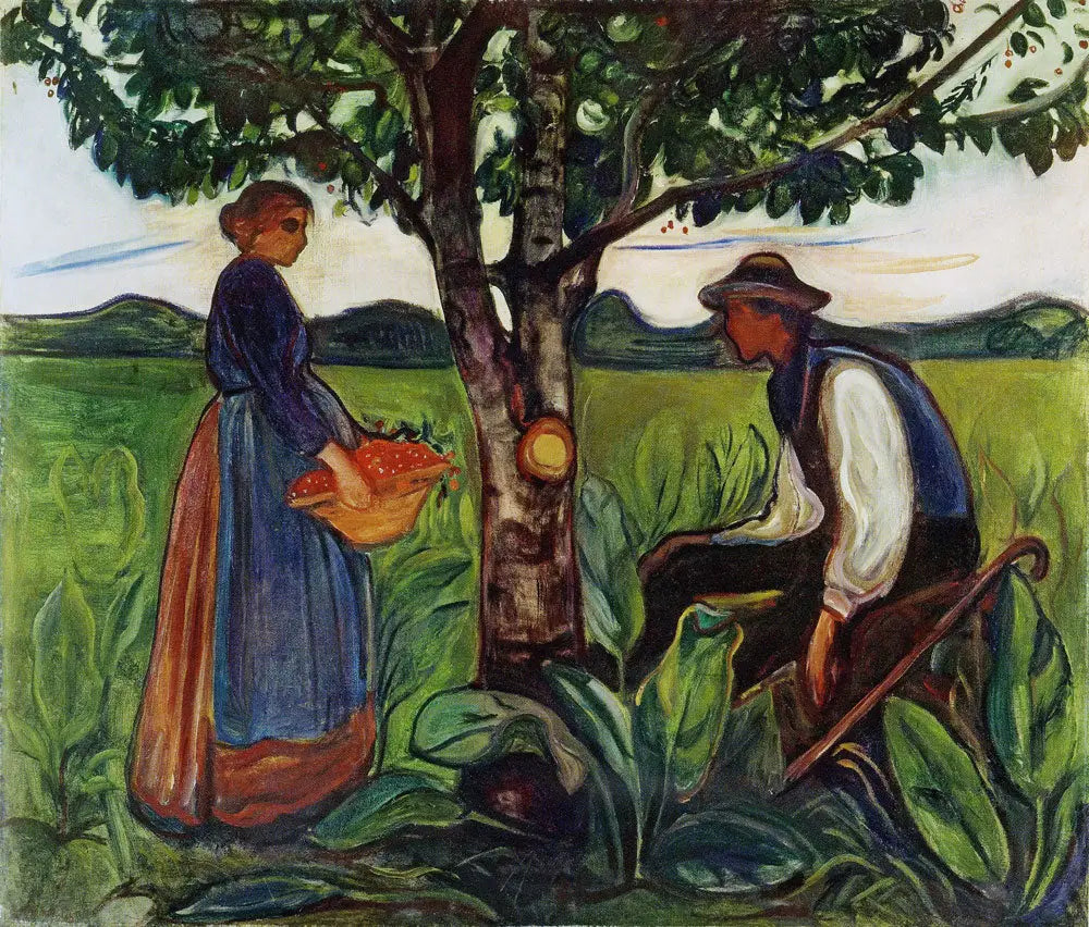 Fertilité - Edvard Munch image 1 reproduction artisanale de tableau
