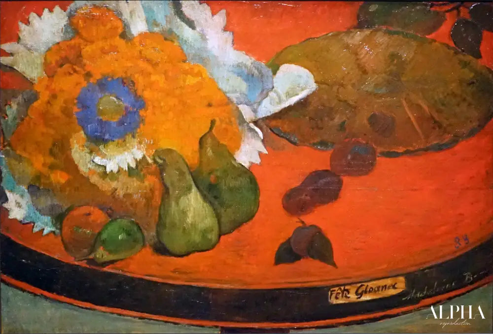 Fête gloanec - Paul Gauguin - Reproductions de tableaux et peintures haut de gamme