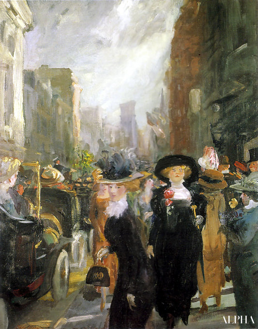 Fifth Avenue, New York - John Sloan - Reproductions de tableaux et peintures haut de gamme