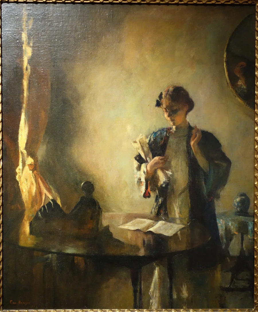 Фигура в комнате - Frank Weston Benson