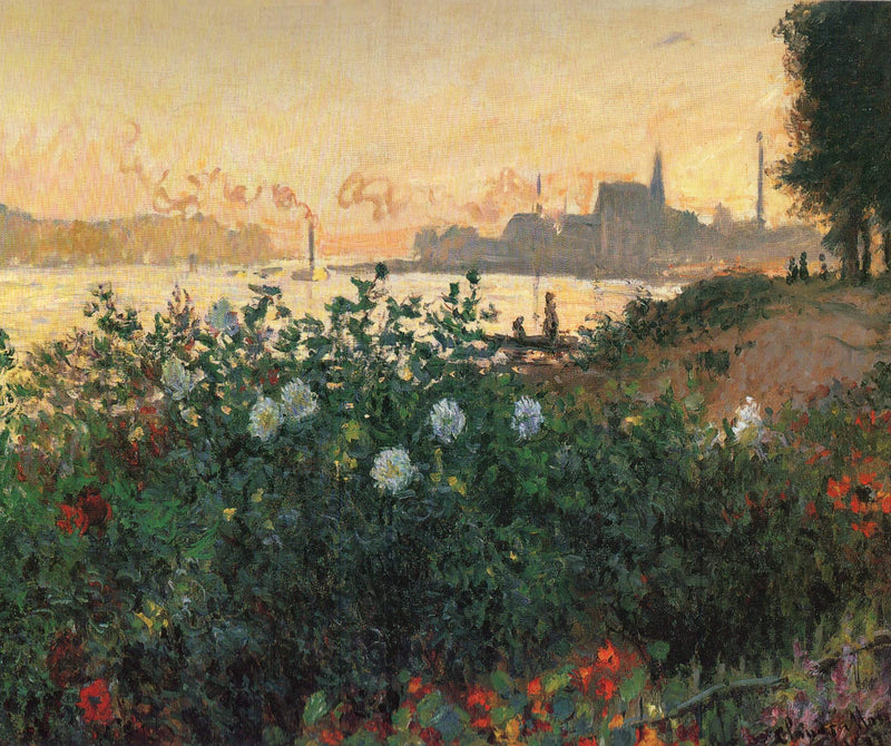 Цветы на берегу Сены, Argenteuil W453 - Клод Моне