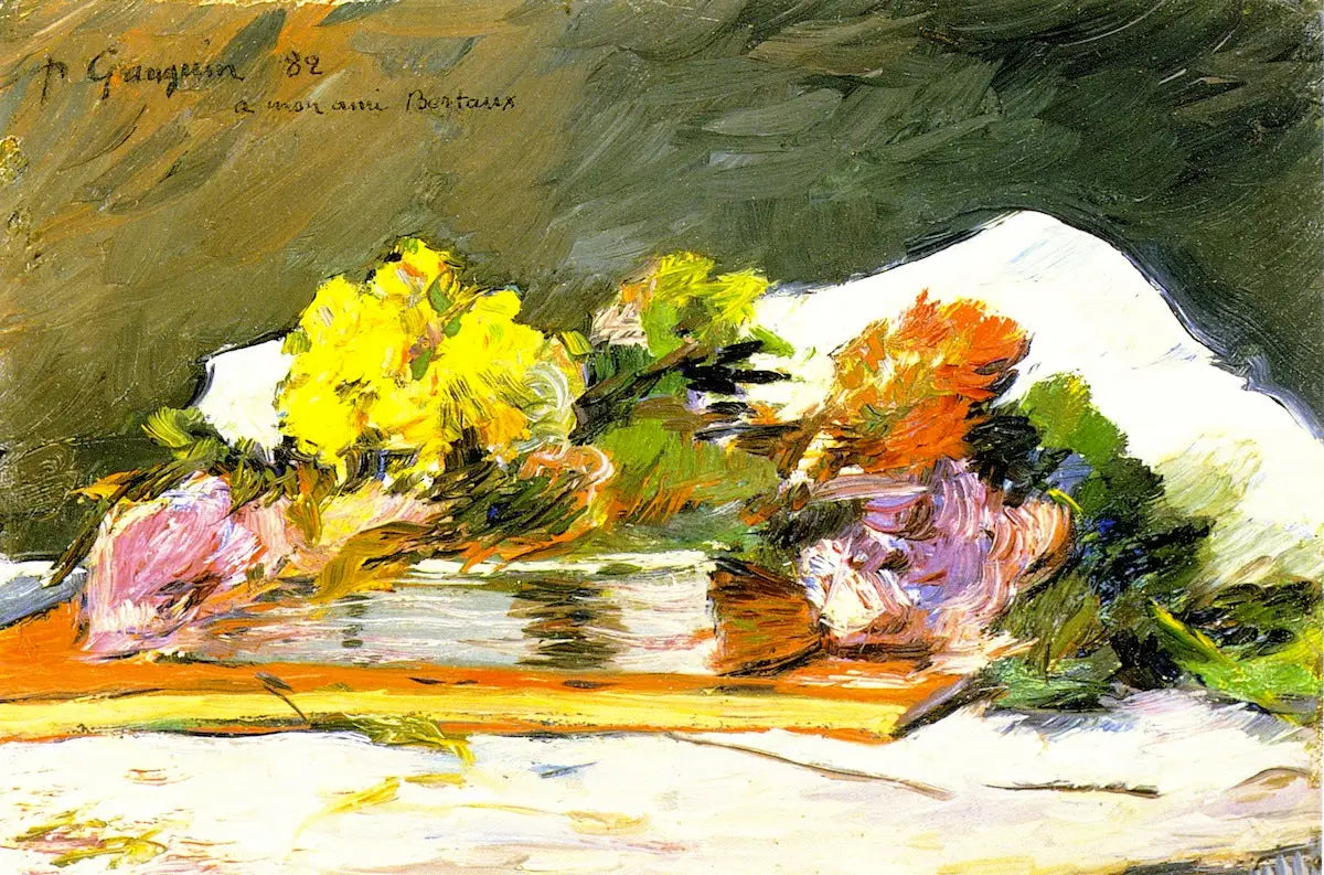 Fleurs et livres - Paul Gauguin - Alpha Reproduction