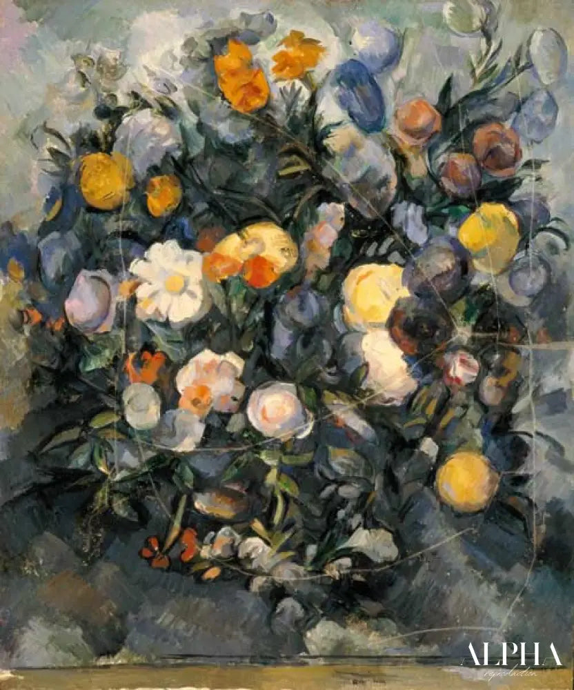 Fleurs - Paul Cézanne - Reproductions de tableaux et peintures haut de gamme