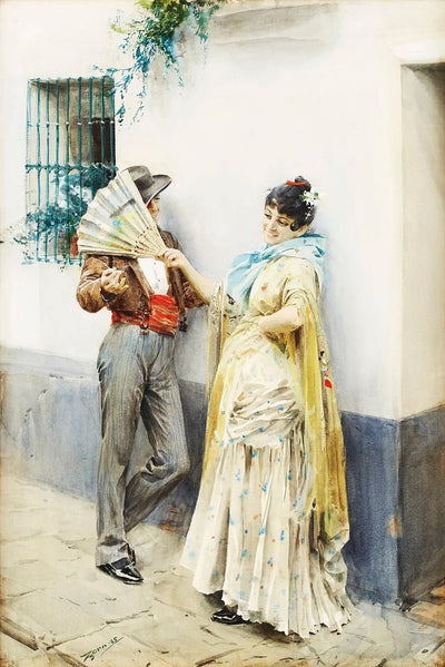 Flirtation - Anders Zorn - Alpha Reproduction