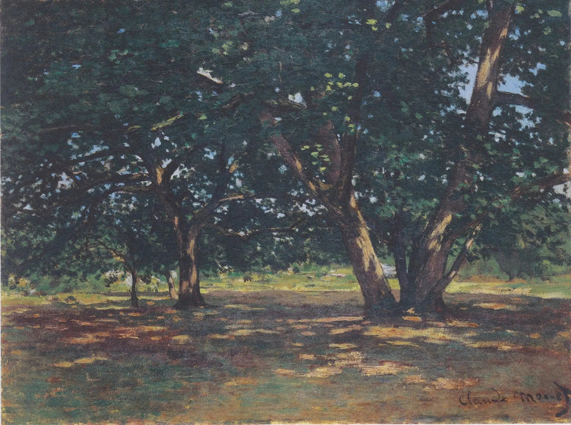 Лес Фонтенбло - Клод Моне