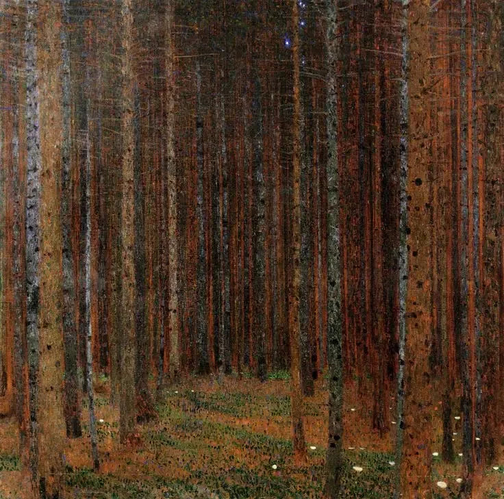 Лес елей I - Густав Климт