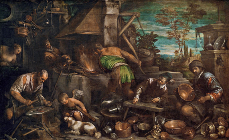 Forge de Vulcain - Jacopo Bassano
