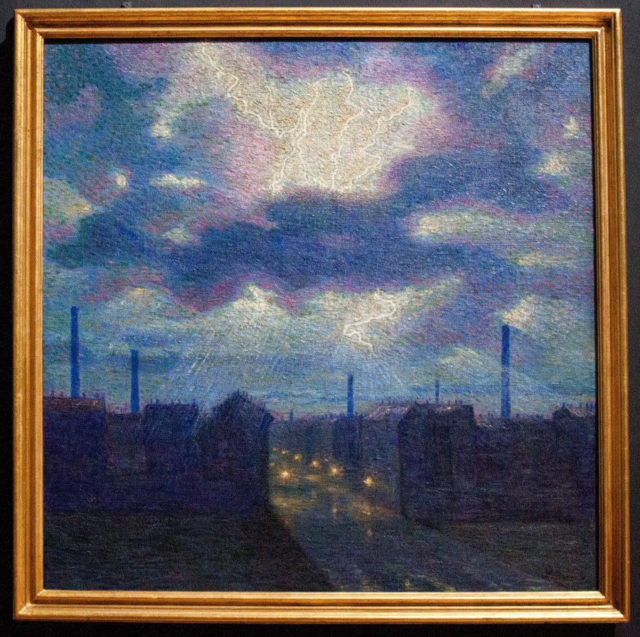 Foudre - Luigi Russolo image 1 reproduction de peinture à l’huile