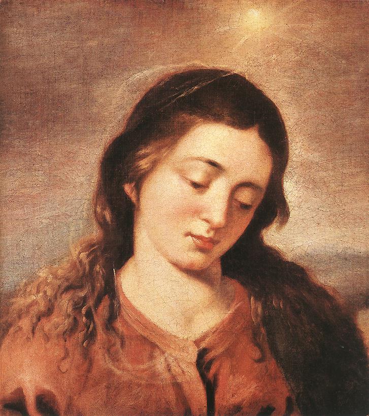 Фрагмент с головой Девы - Alonso Cano