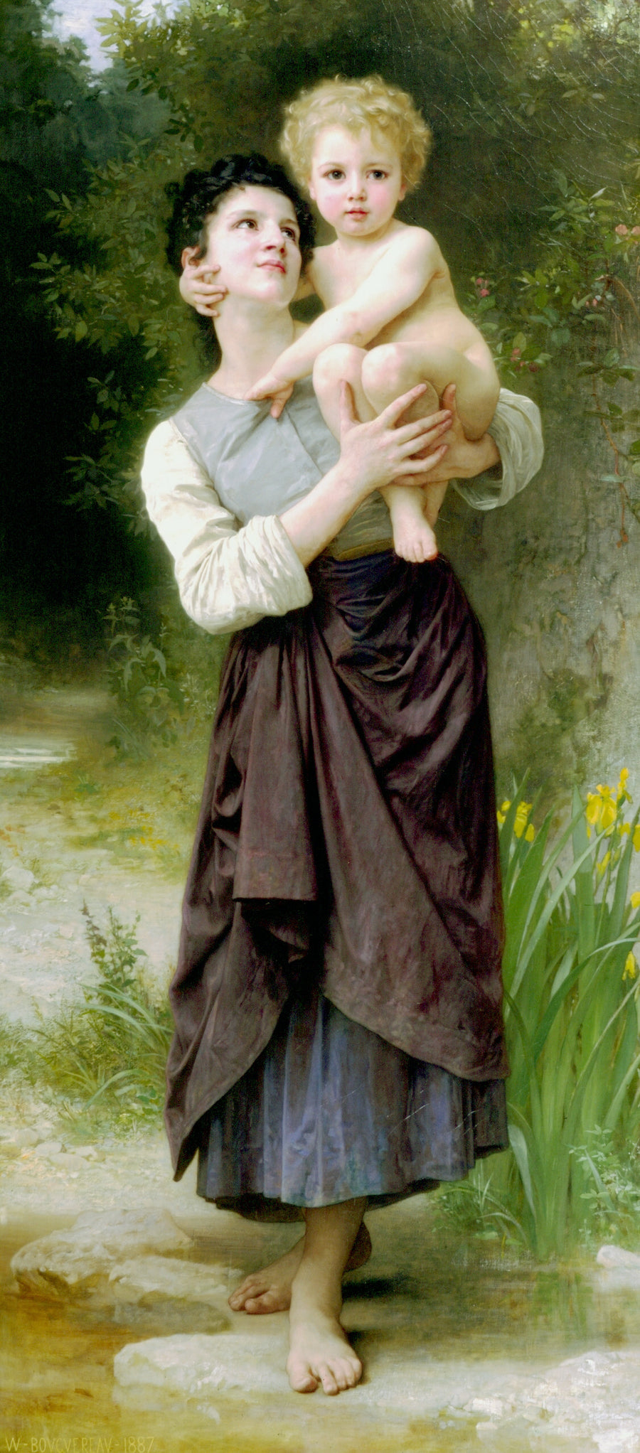 Frère et sœur (1887) - Bouguereau