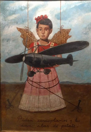 Ils demandèrent des avions, mais reçurent des ailes de paille — Frida Kahlo, 1938