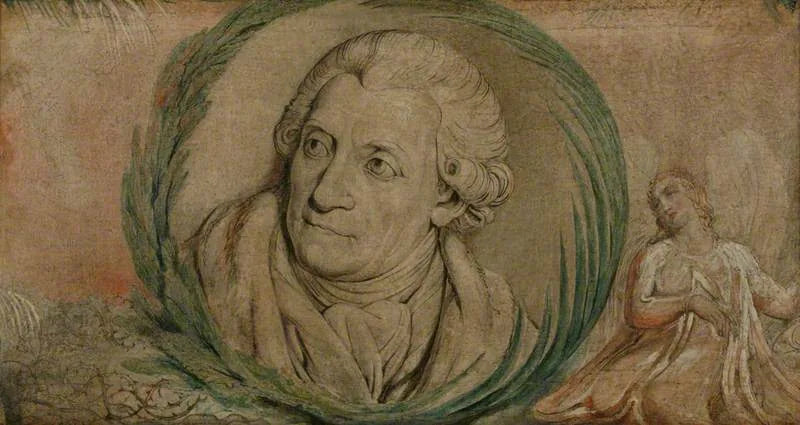 Friedrich Gottlieb Klopstock (1724–1803) - William Blake image 1 copie peinte à la main à l’huile