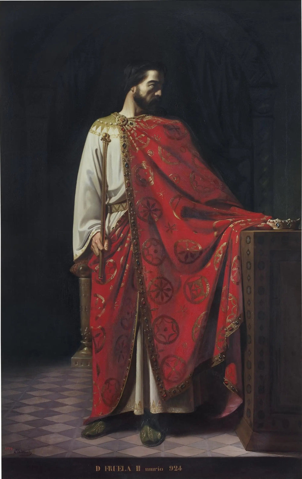 Fruela II des Asturies (roi des Asturies de 910 à 925) - Léon Bonnat - Alpha Reproduction