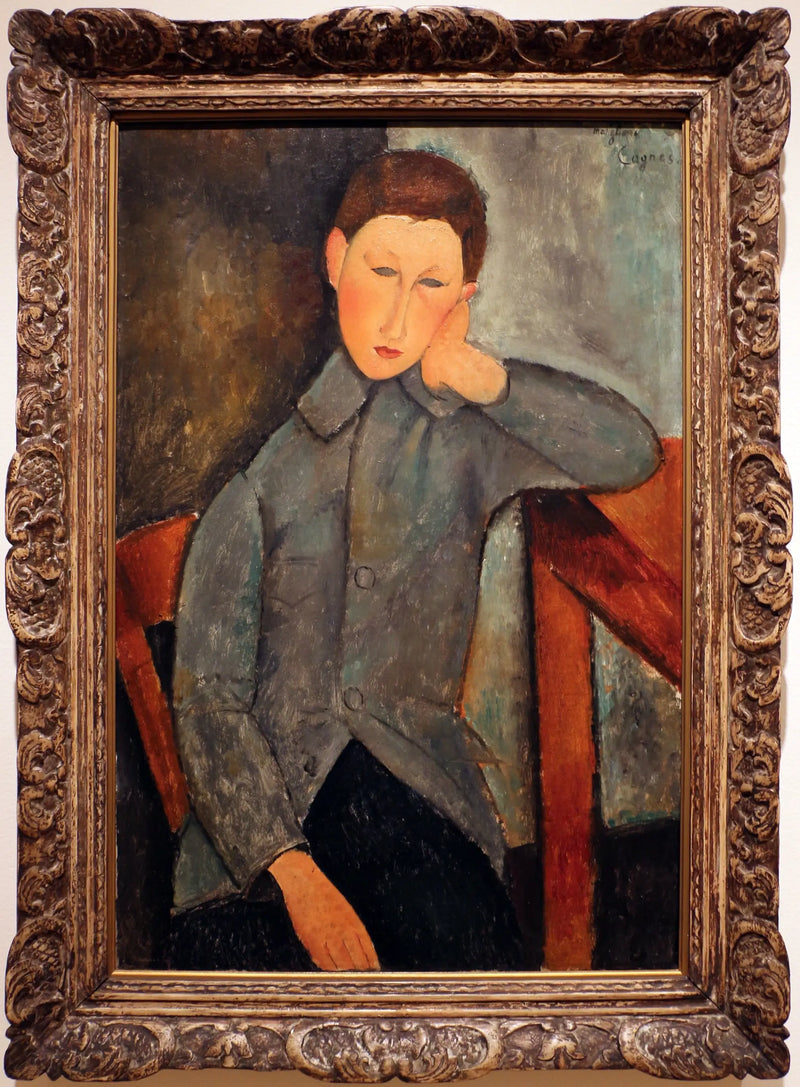 Мальчик в синем пиджаке - Амедео Модильяни