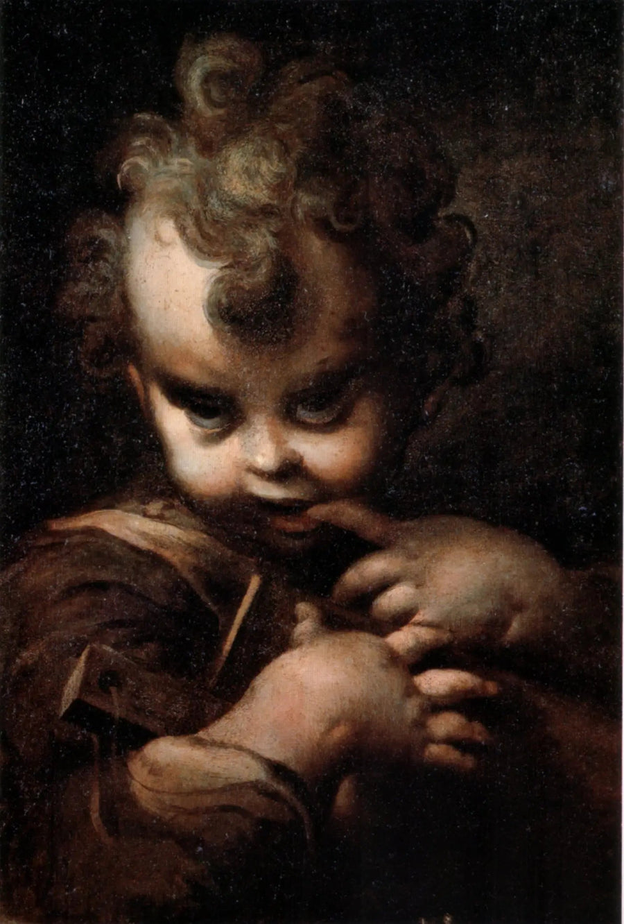 Мальчик с пальцем во рту - Parmigianino