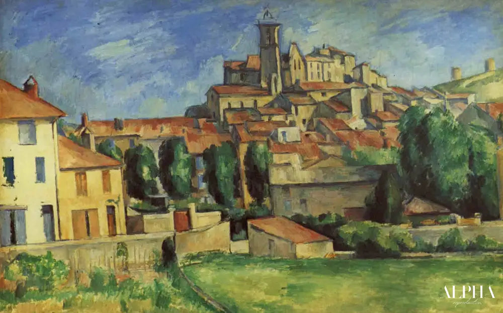 Gardanne (vue horizontale) - Paul Cézanne - Reproductions de tableaux et peintures haut de gamme