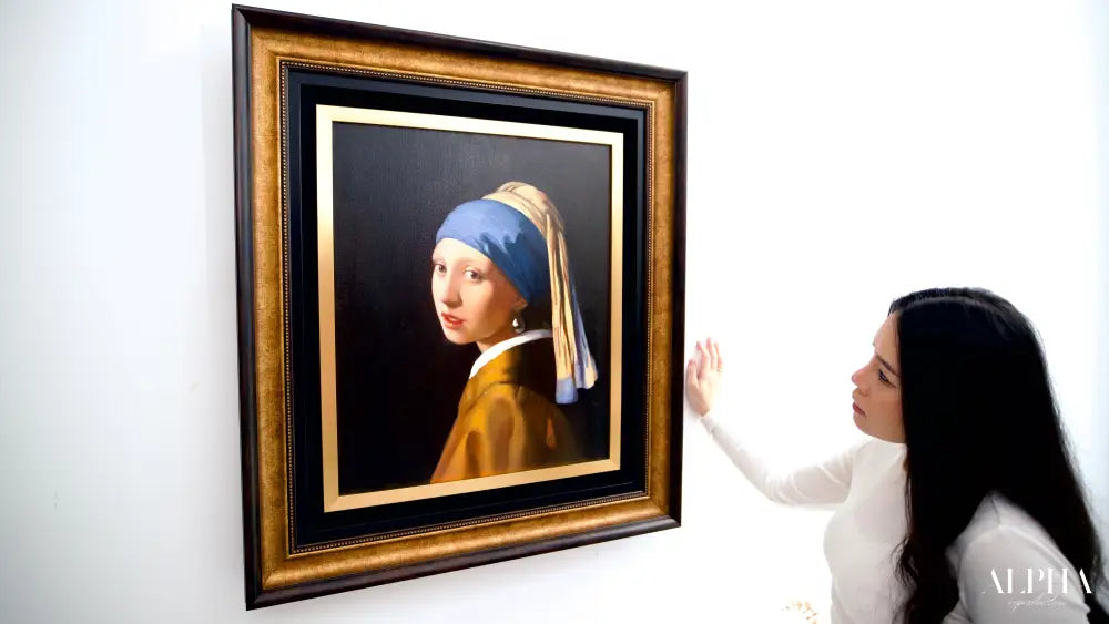 Girl with a Pearl Earring - Artémis Reproduction | 60 X 90 cm Reproductions de tableaux à la peinture à l’huile