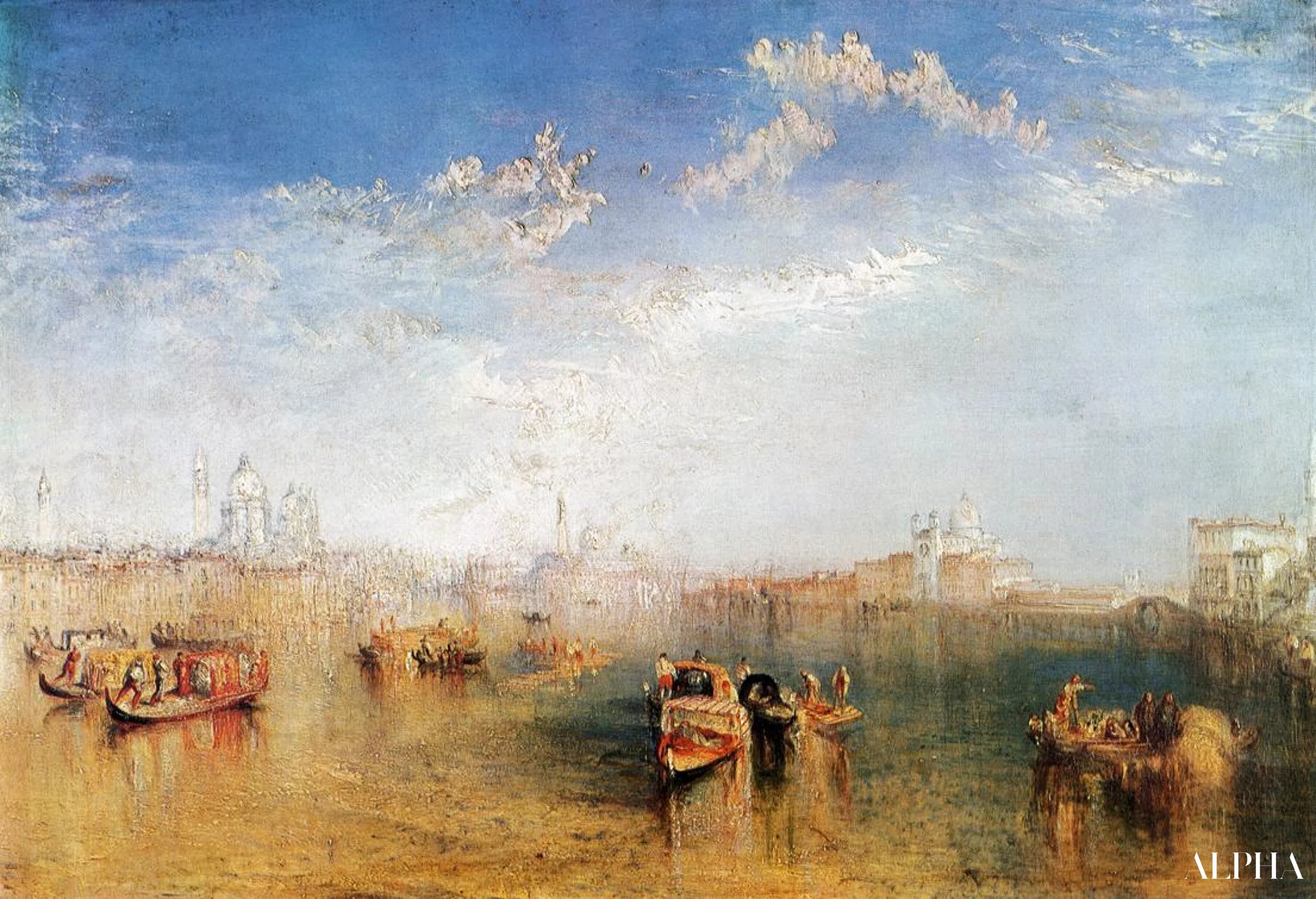 Giudecca - William Turner - Reproductions de tableaux et peintures haut de gamme