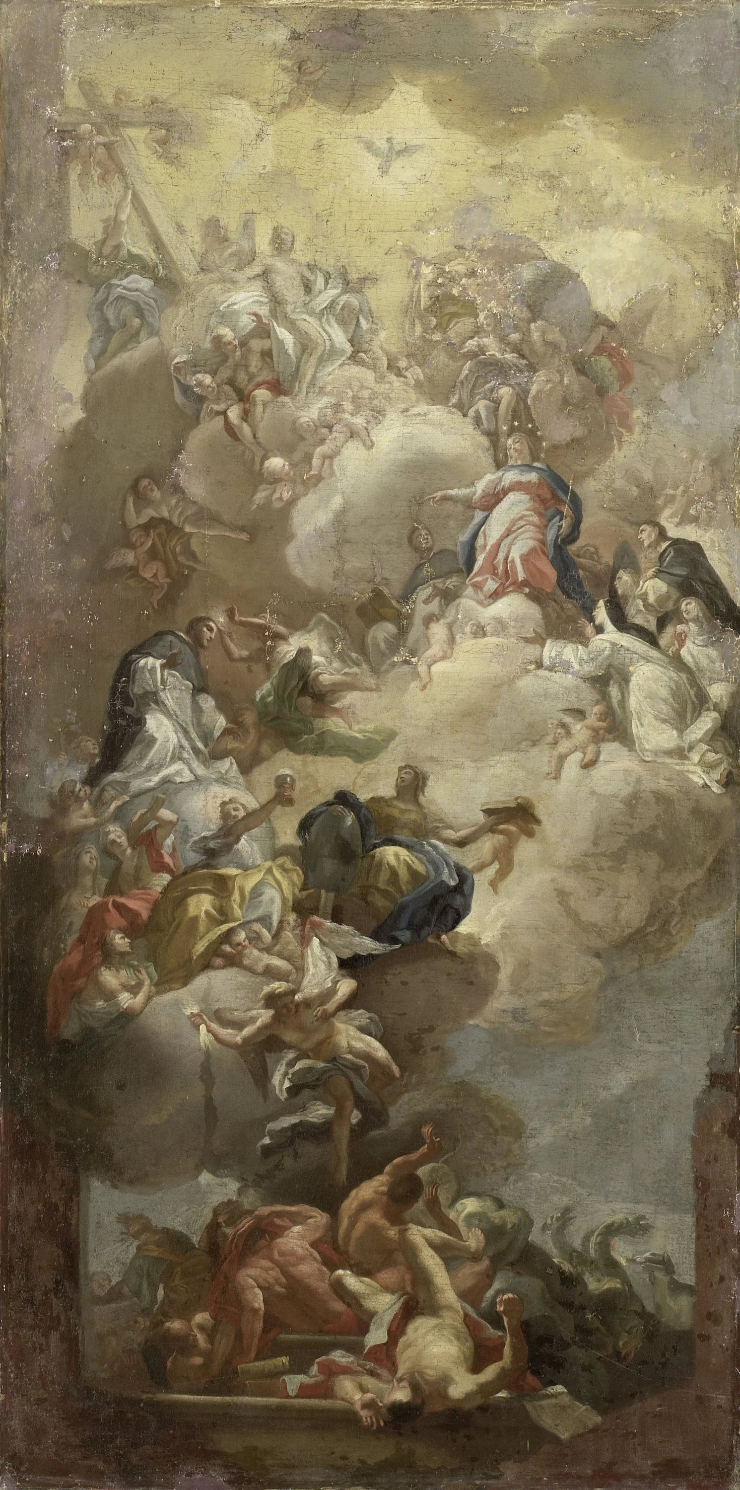 La glorification de saint Dominique - Artiste inconnu du Rijksmuseum