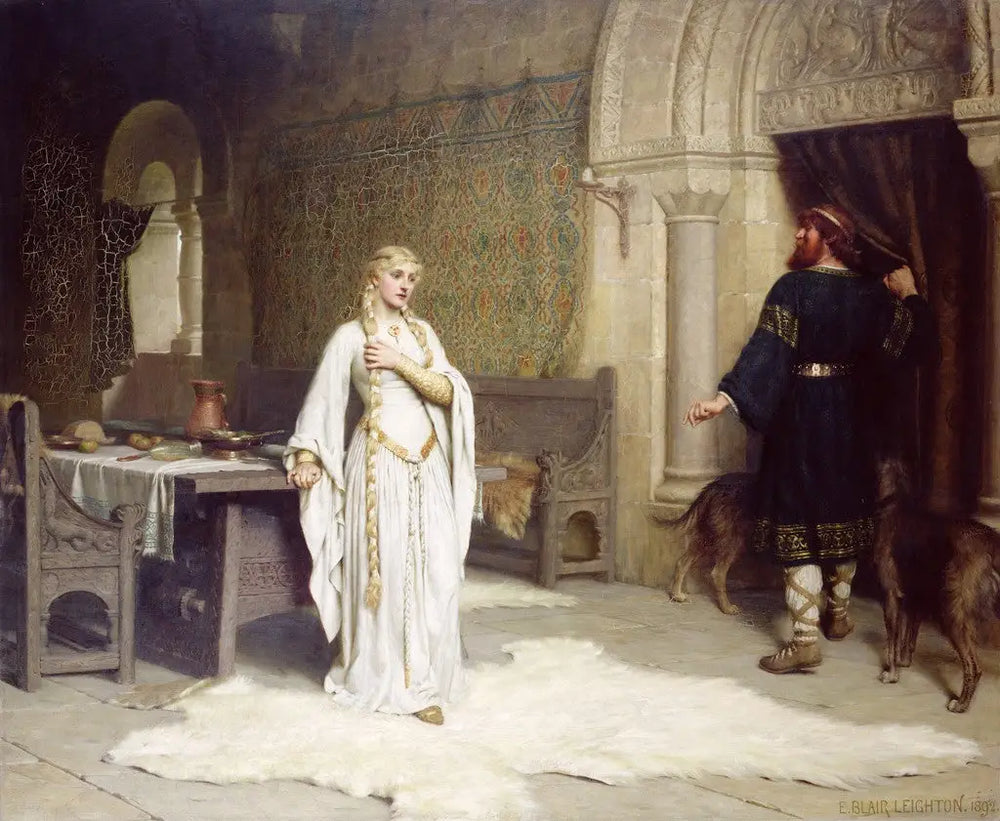 Godiva et Léofric - Edmund Blair Leighton - Alpha Reproduction