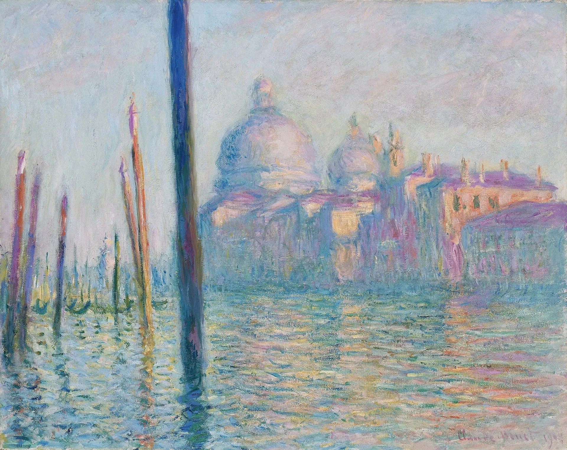 Le Grand Canal à Venise de Claude Monet, 1908 – Museum of Fine Arts Boston 19.171, Wildenstein 1738
