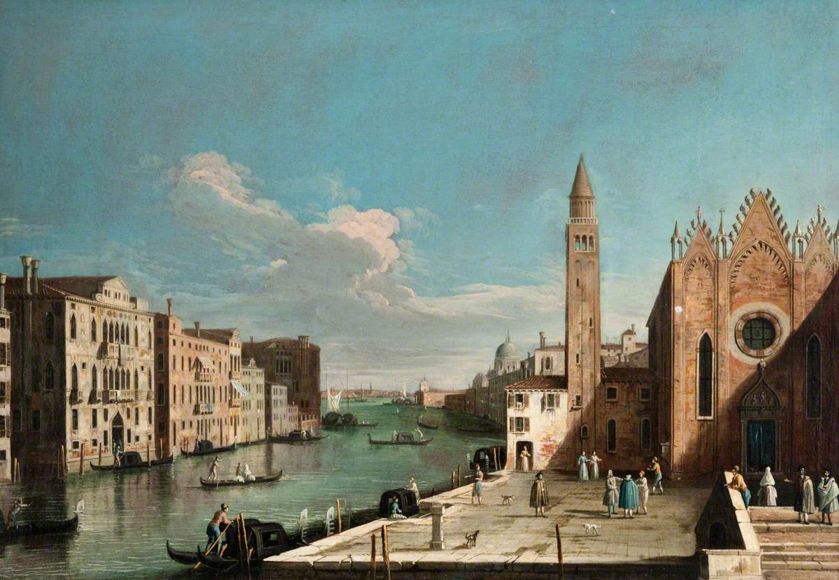 Grand Canal: De Santa Maria della Carità au Bacino di San Marco - Canaletto - Alpha Reproduction