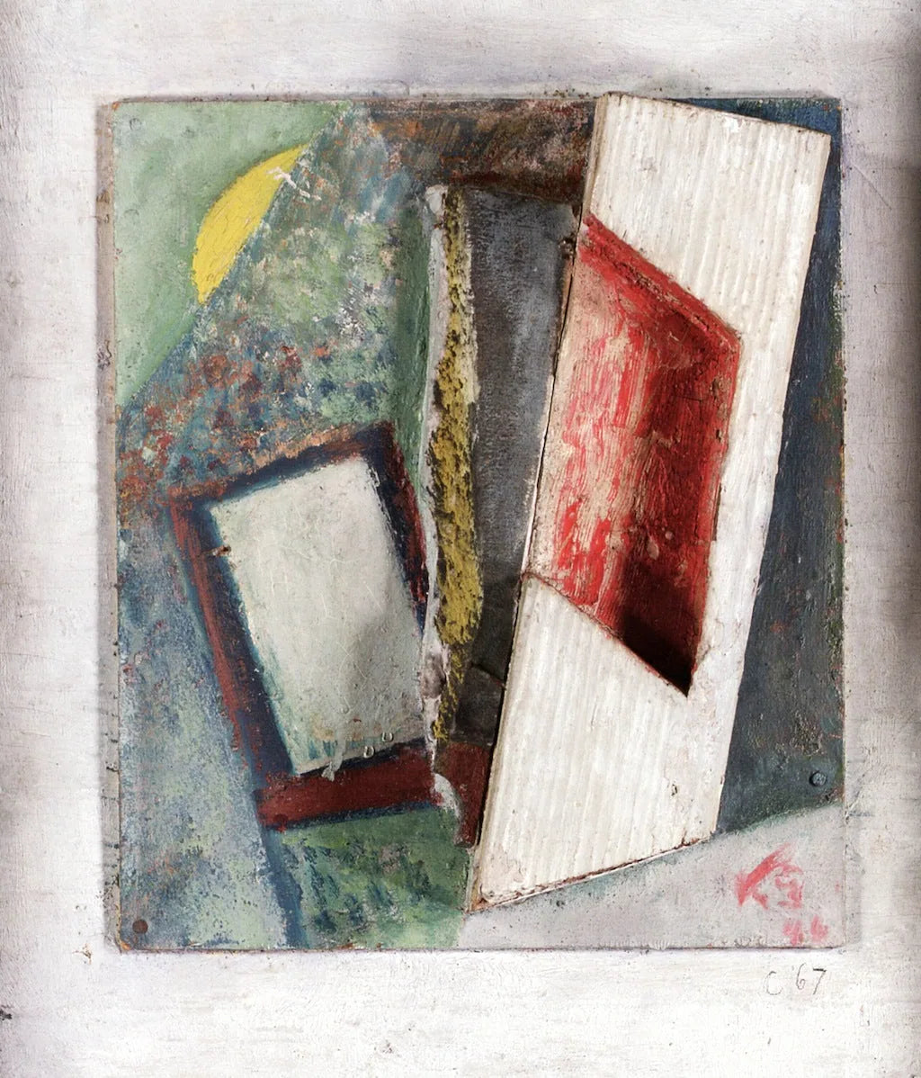 Grotte ancienne C67 - Kurt Schwitters image 1 reproduction artisanale de tableau