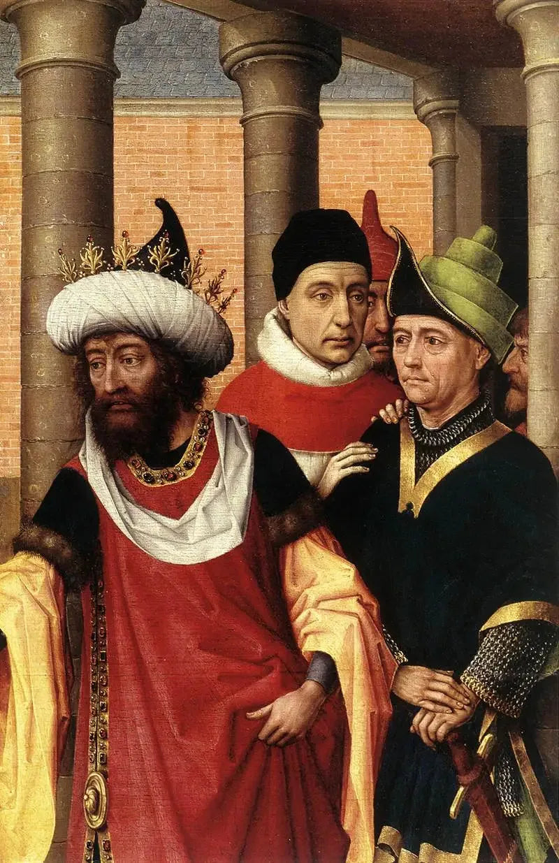 Группа мужчин (фрагмент) - Rogier van der Weyden