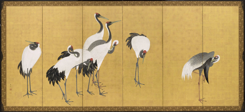 Grues - Maruyama Ōkyo