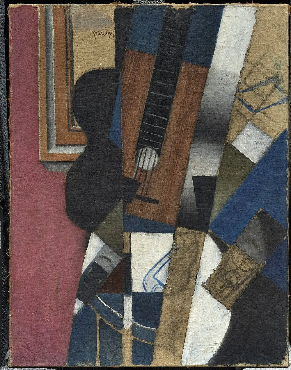 Guitare et tuyaux - Juan Gris - Alpha Reproduction
