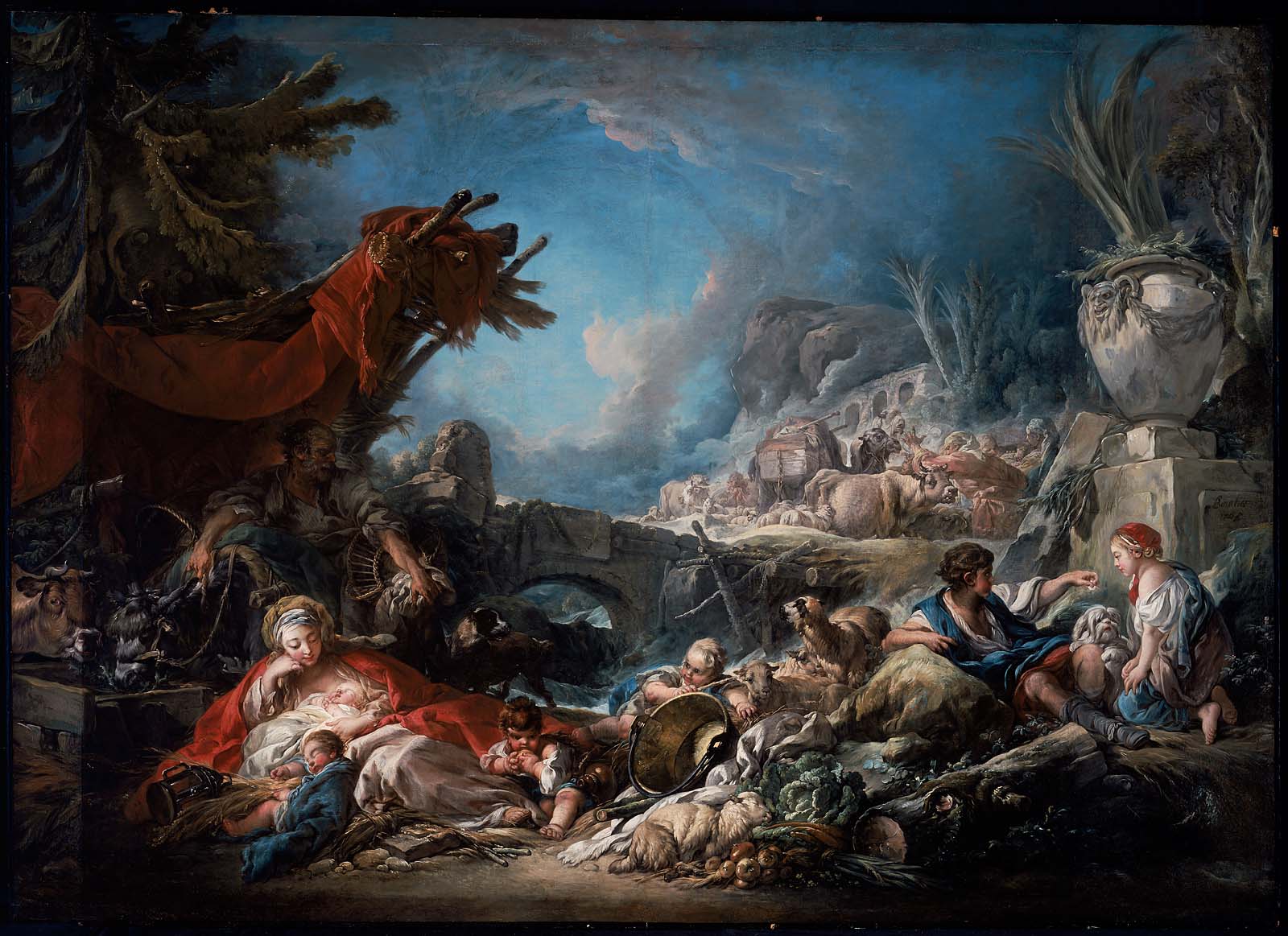 Halte à la source - François Boucher - Alpha Reproduction