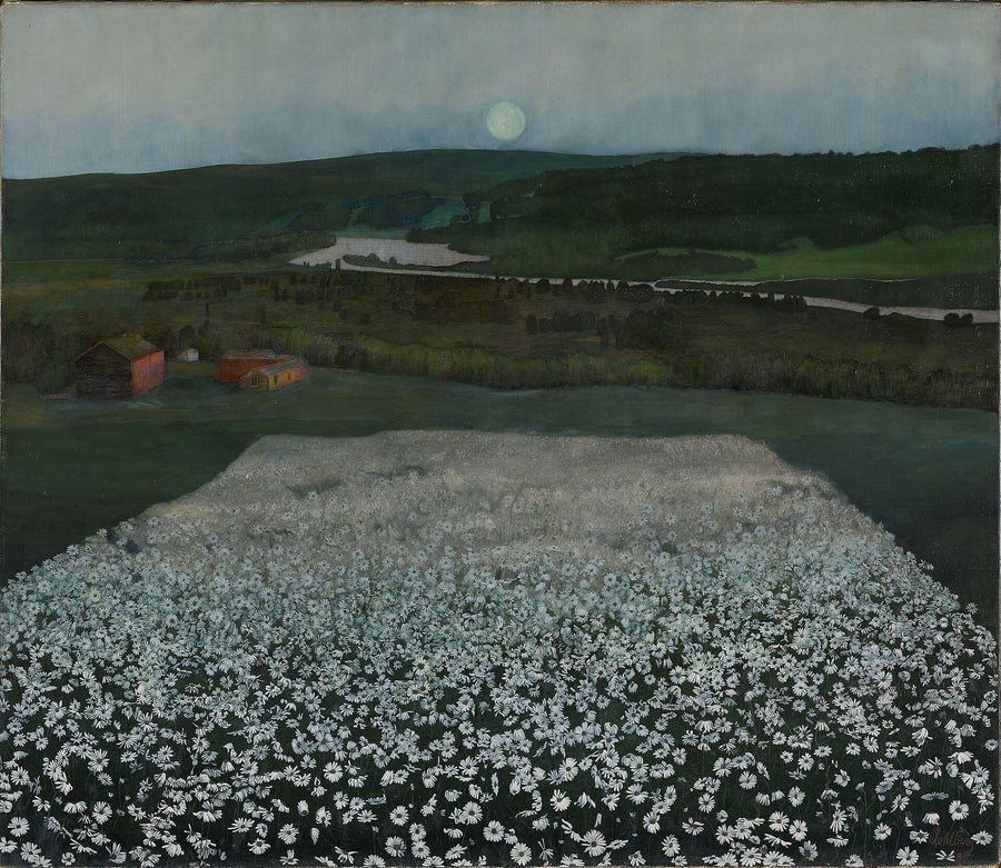 Flower Meadow in the North - Harald Sohlberg