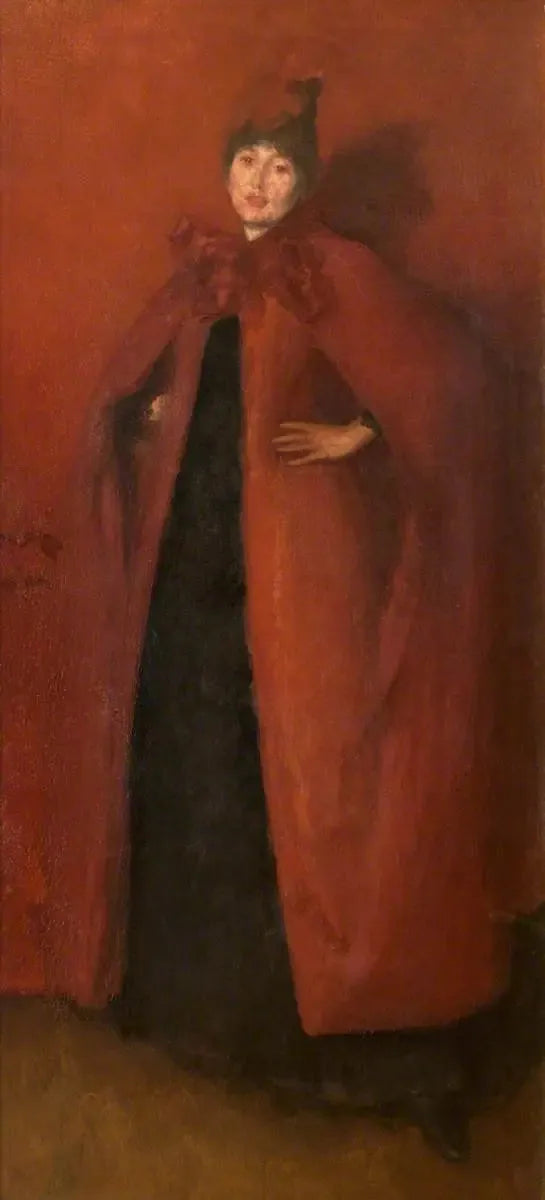 Harmonie en rouge : Lumière de la lampe - James Abbott McNeill Whistler image 1 reproduction de peinture à l’huile