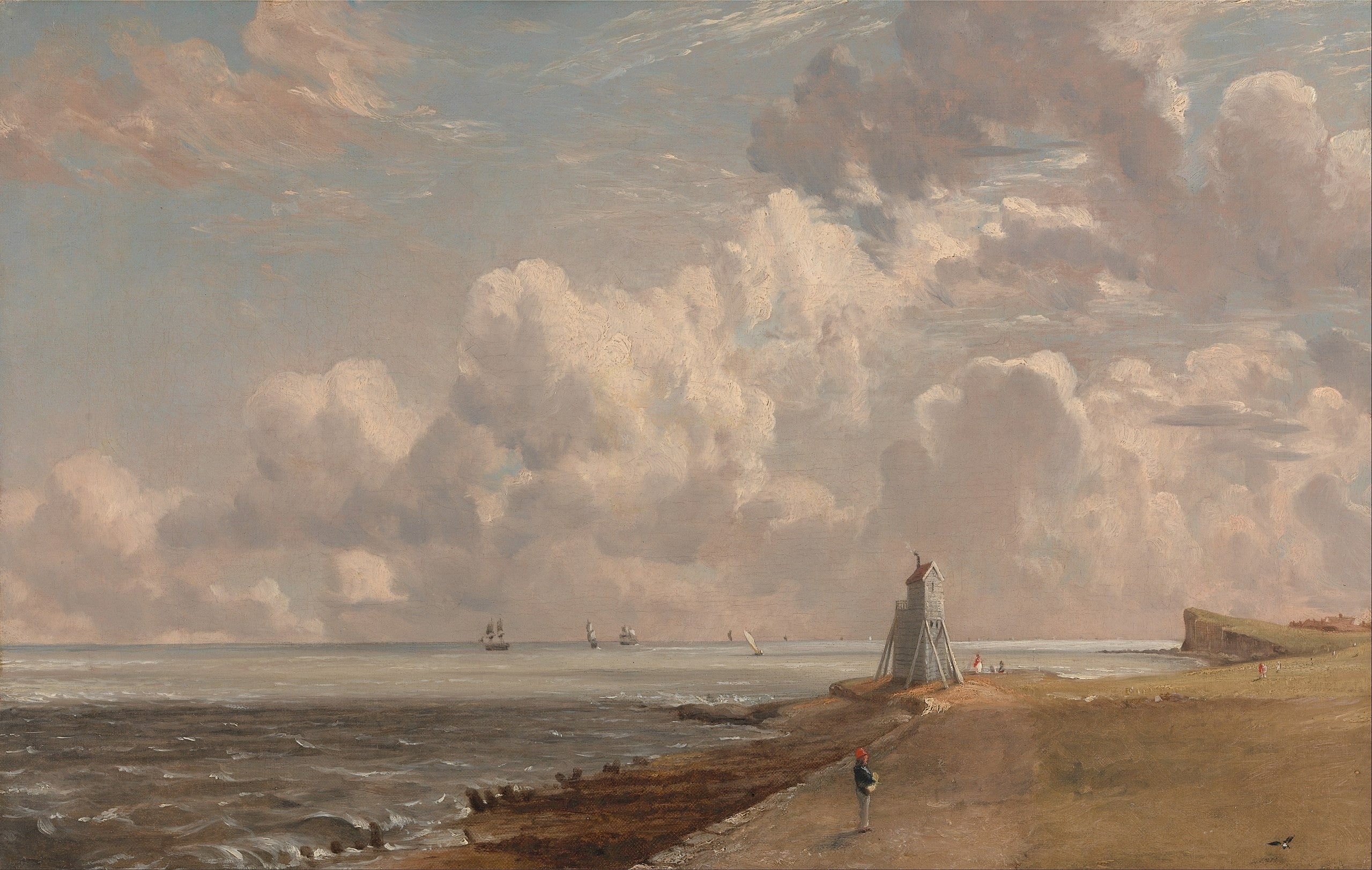 Harwich: le phare bas et Beacon Hill - John Constable - Alpha Reproduction