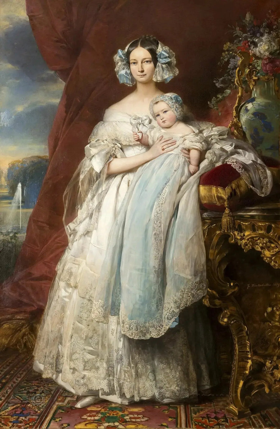 Элен-Луиза, принцесса Мекленбургская, герцогиня Орлеанская (1814-1858) - Франц Ксавер Винтерхальтер