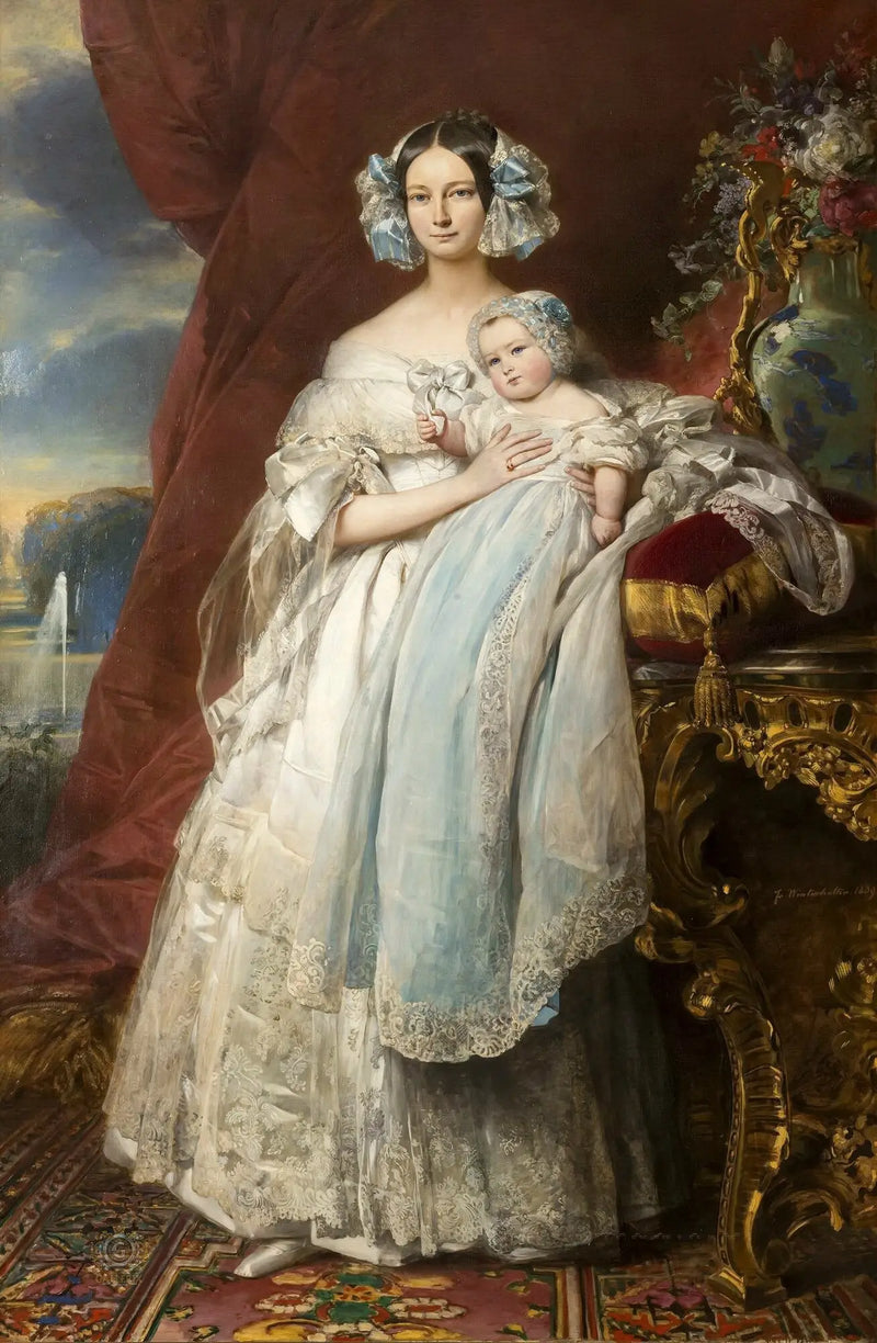 Элен-Луиза, принцесса Мекленбургская, герцогиня Орлеанская (1814-1858) - Франц Ксавер Винтерхальтер