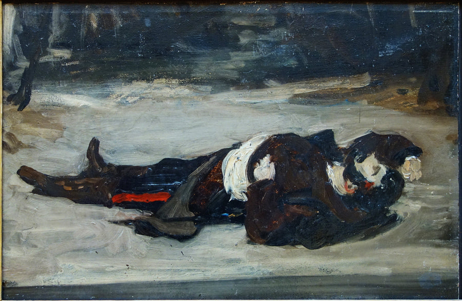 Henri Regnault mort sur le champ de bataille - Carolus-Duran